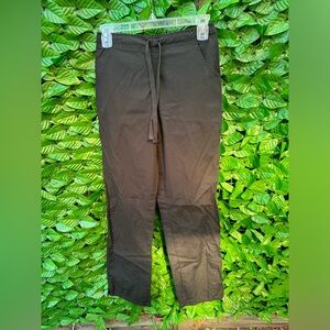 Red Panda Black Scrub Bottoms